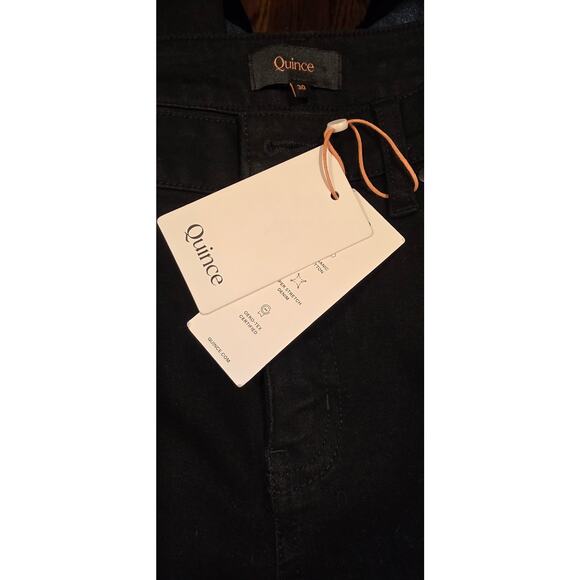 Quince Stretch Mid Rise Slim Stright Jeans Size 30/28 NWT - Picture 8 of 8